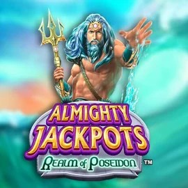 Almighty Jackpots – Realm of Poseidon logo by Novomatic Instaspin Casino