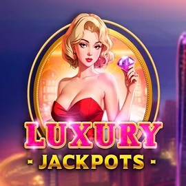 Luxury Jackpots online game logo by Triple Cherry on instaspinn.com