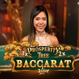 Prosperity Tree Baccarat logo by Evolution at Instaspin Casino